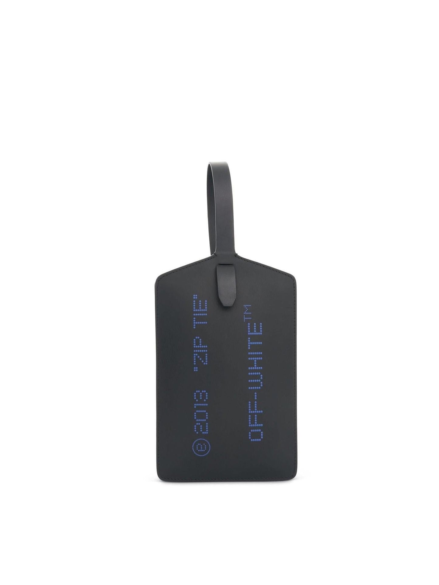 Zip Tie Medium Clutch In Colour Black