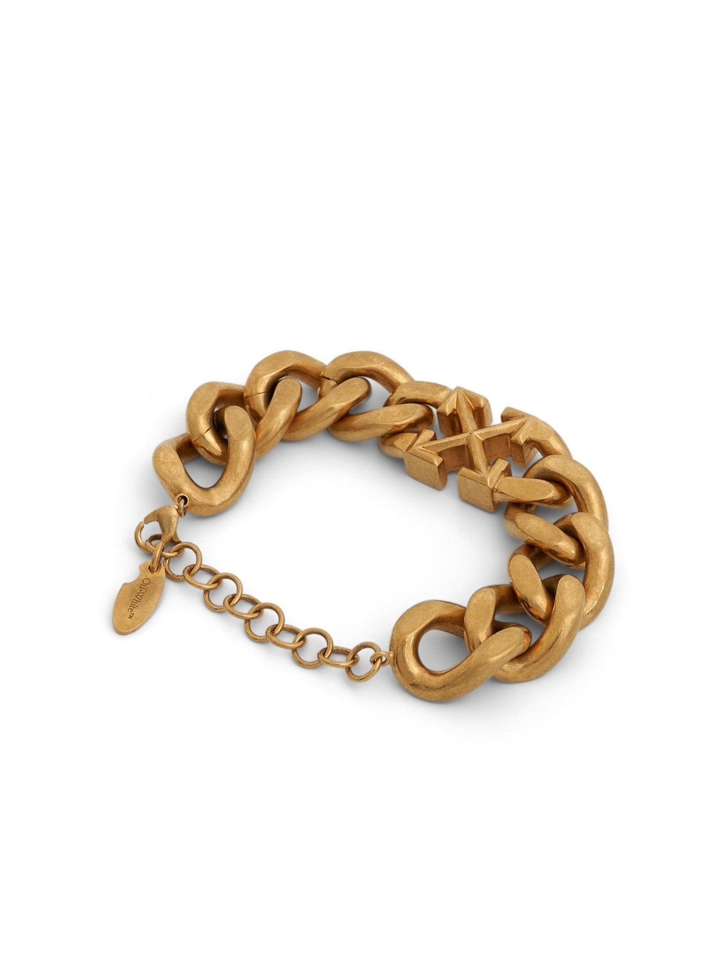 Arrow Motif Chained Bracelet in Gold