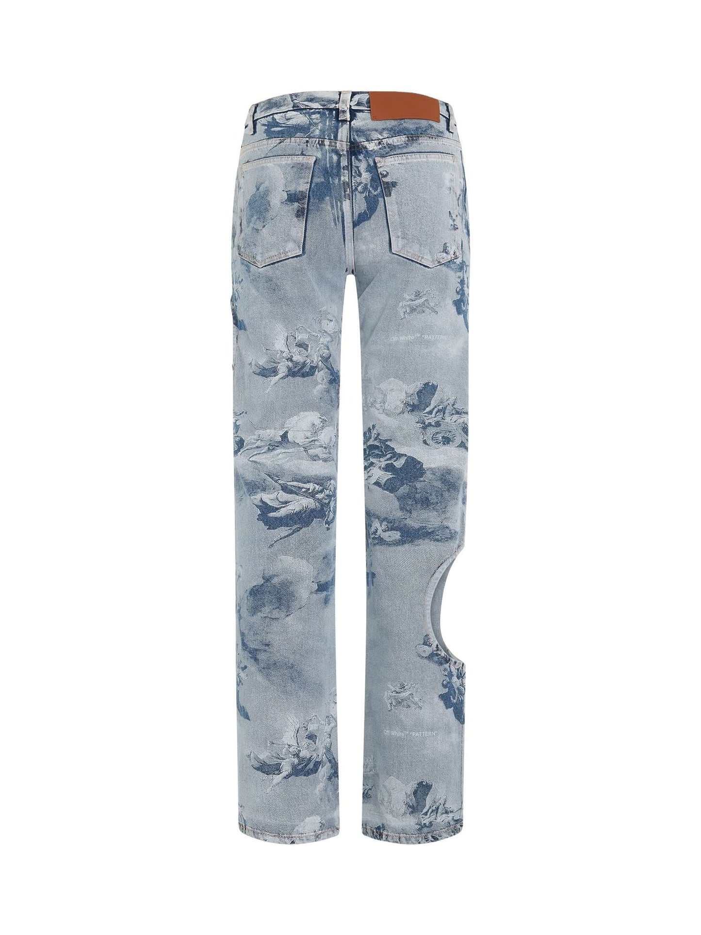 Sky Meteor Cool Baggy Jeans in Light Blue