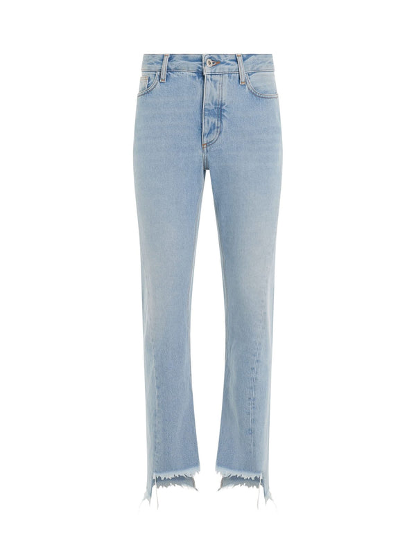 Bleach Twist Seamless Skinny Pants in Light Blue