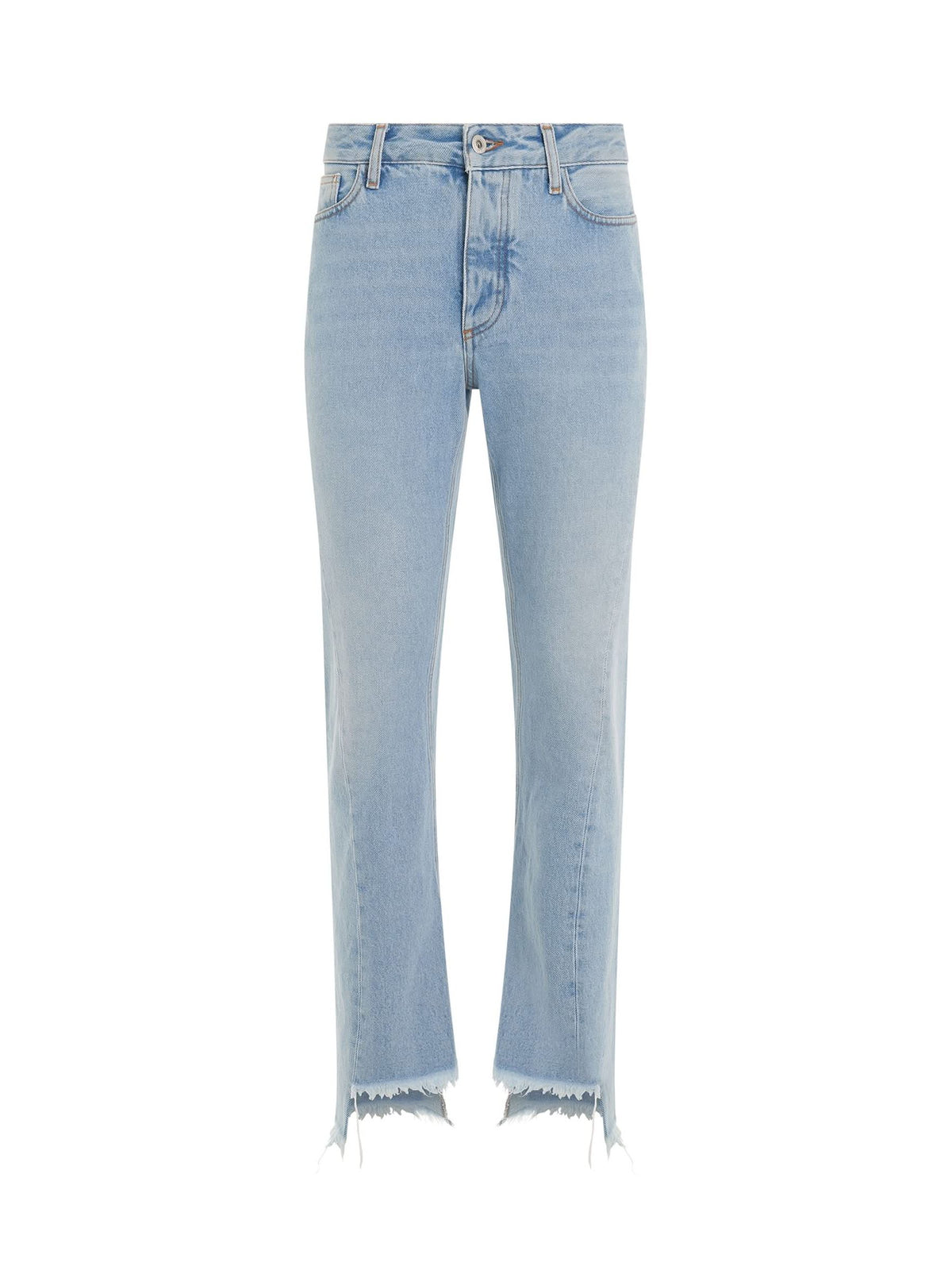 Bleach Twist Seamless Skinny Pants in Light Blue