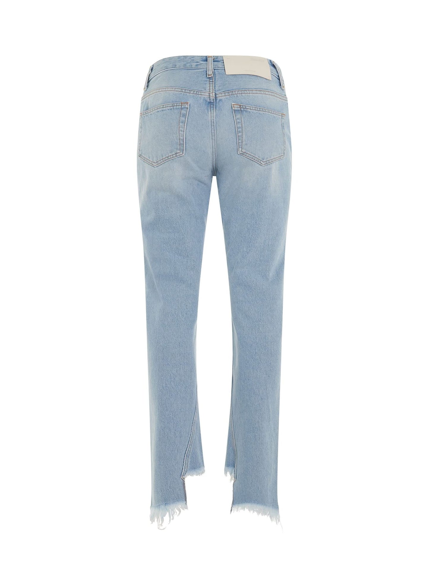 Bleach Twist Seamless Skinny Pants in Light Blue