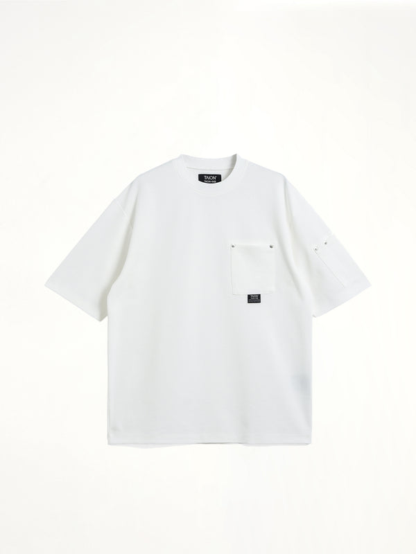 Work Libet Pocket T-Shirt in White