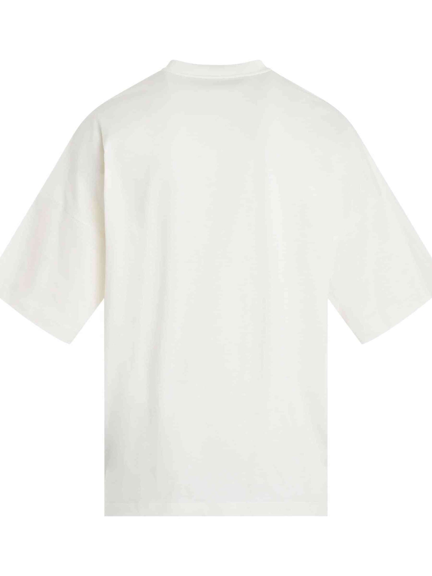 Milano Stud Loose Fit T-Shirt in Off White