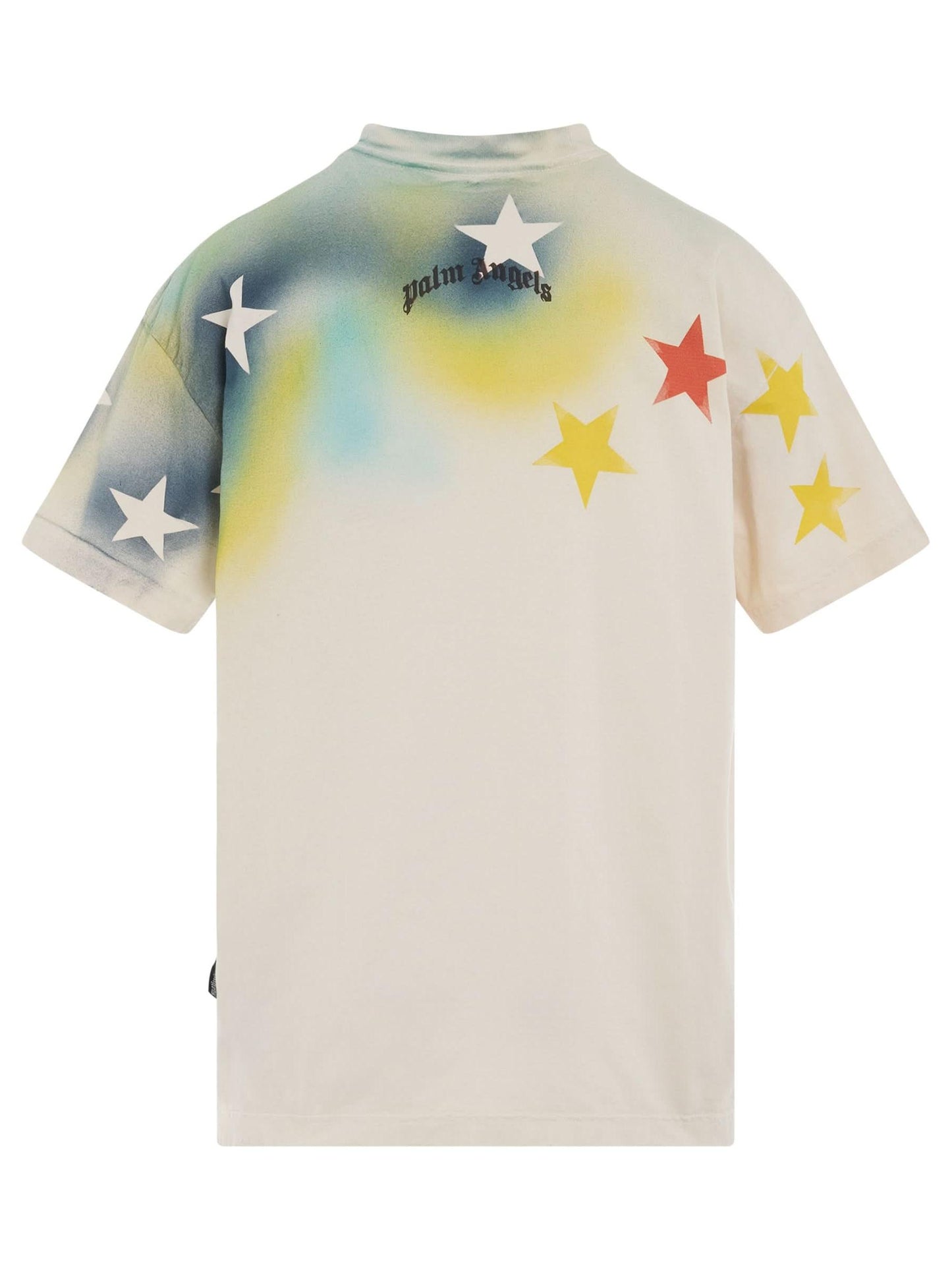 Sprayed Stars Vintage T-Shirts in White/Multicolour