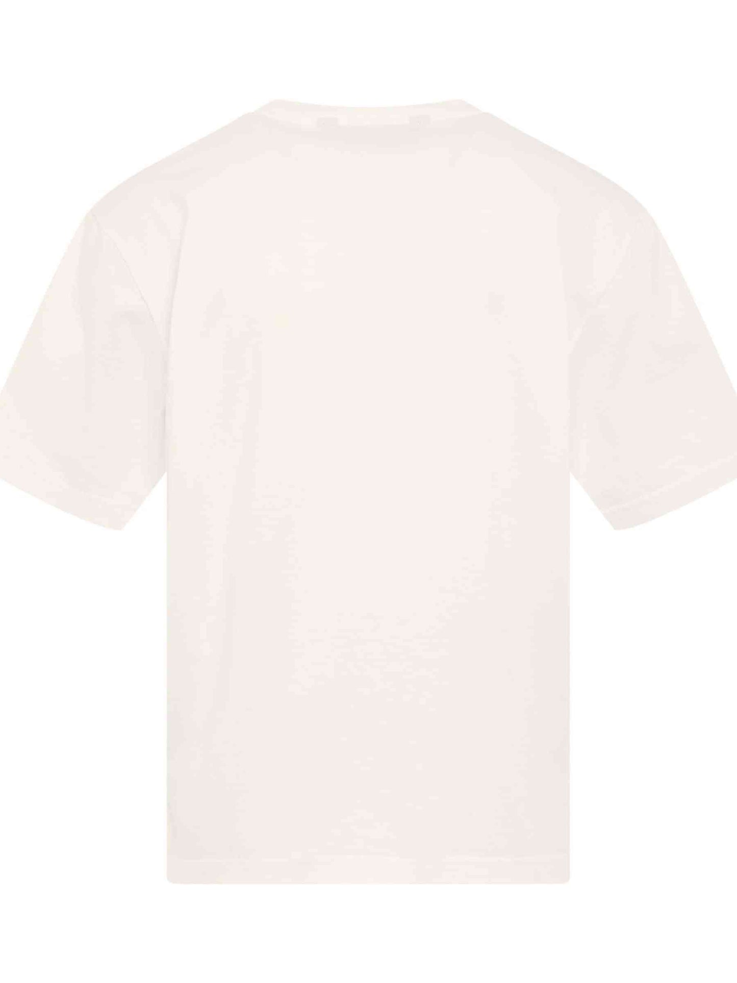 Embroidered Logo Slim T-Shirt in White