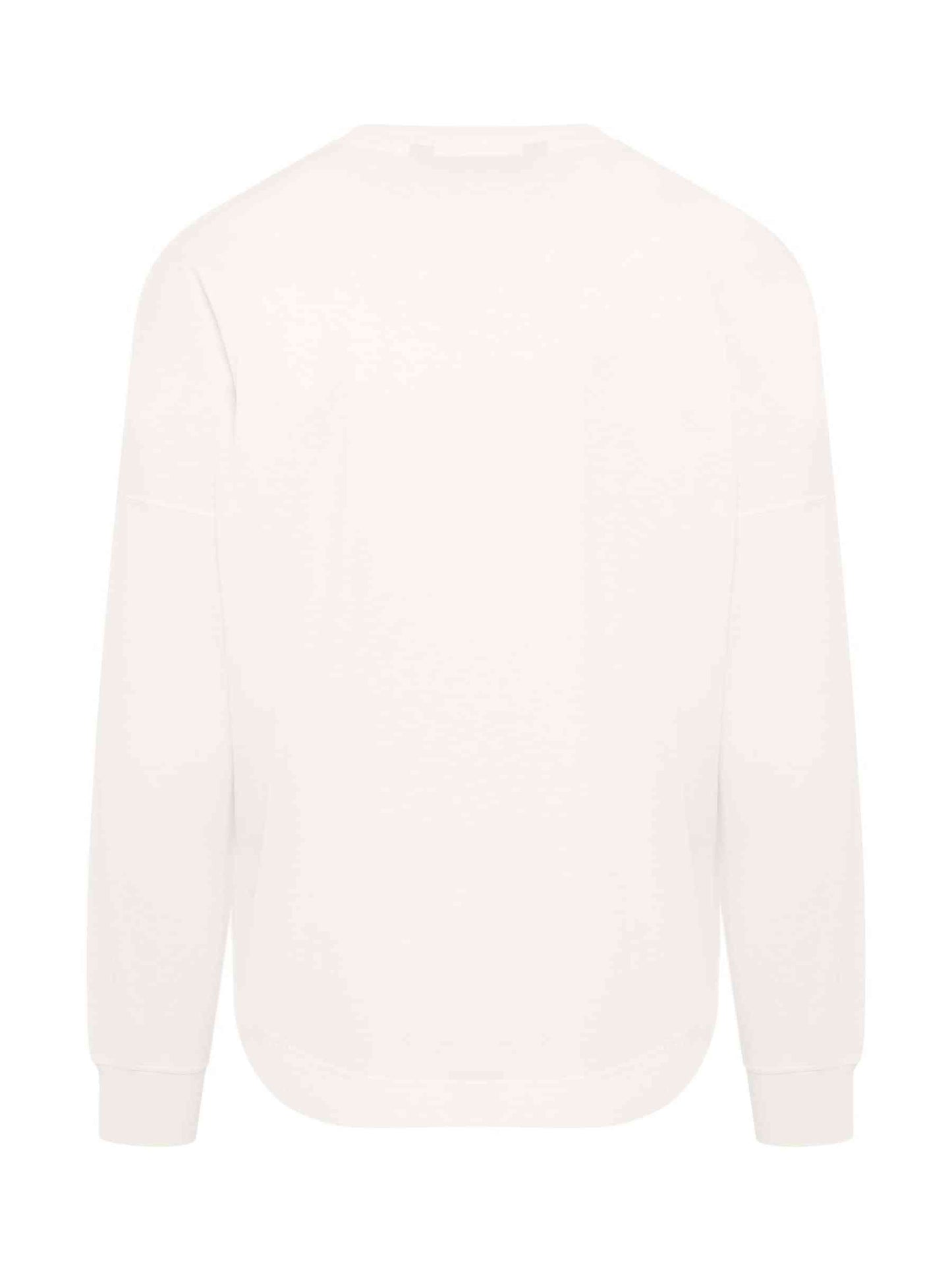 Embroidered Logo Long-sleeves T-Shirt in White