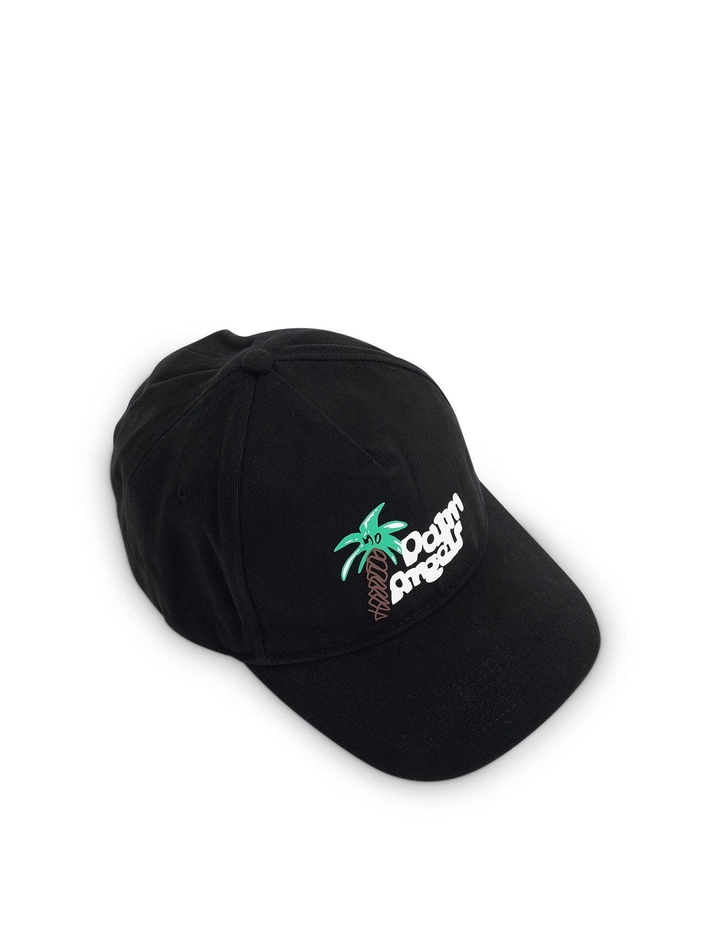 "Sketchy" Logo Printed Cap in Black