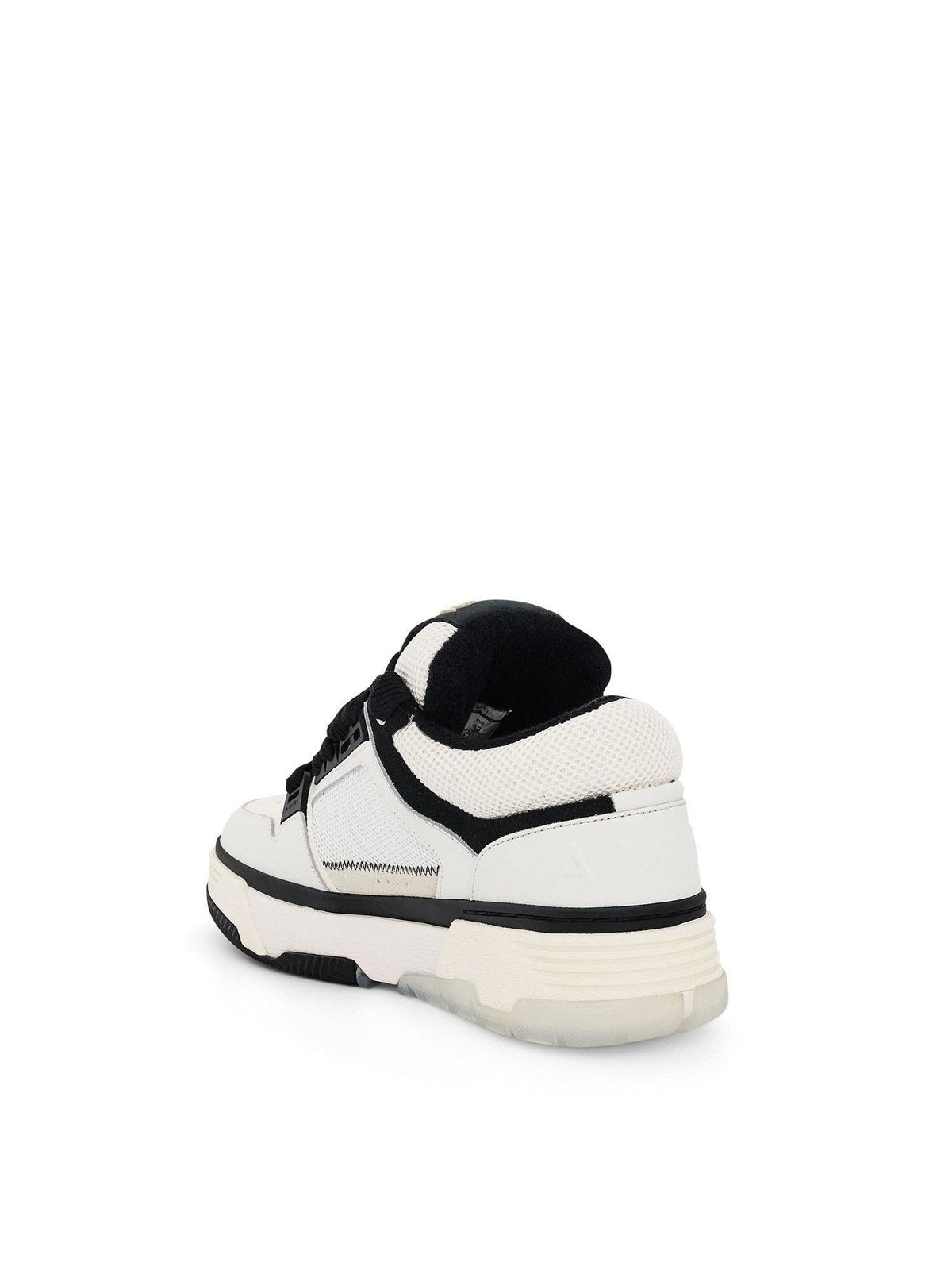 MA-1 Sneaker in White/Black Back View | AMIRI