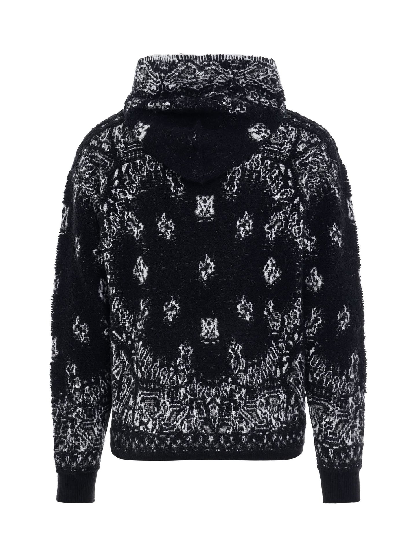 Amiri Bandana Hoodie in Black
