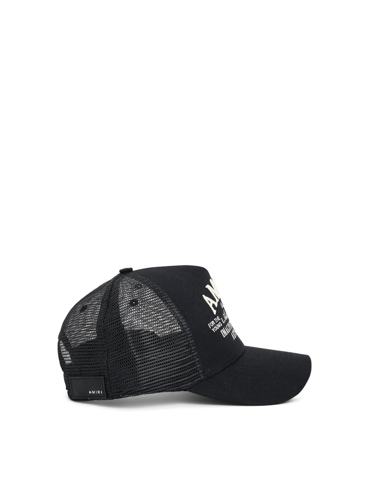 Amiri Art District Trucker Hat in Black