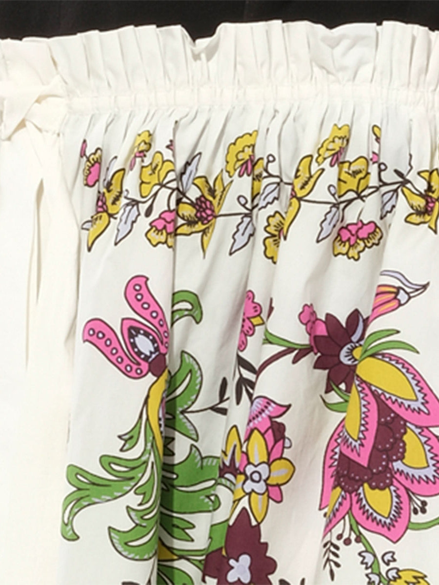 Podium L15 Bow Skirt in White