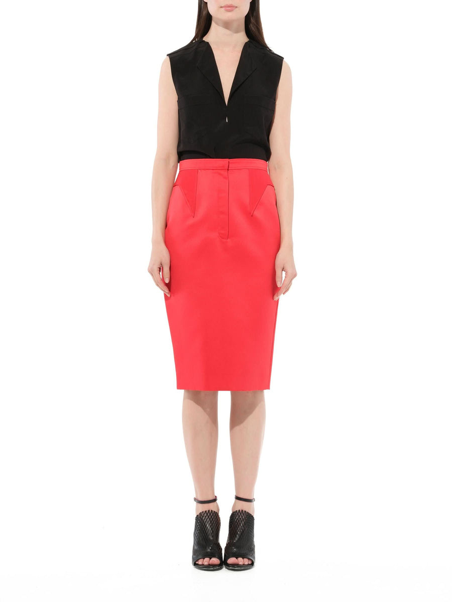 Podium Skirt in Red
