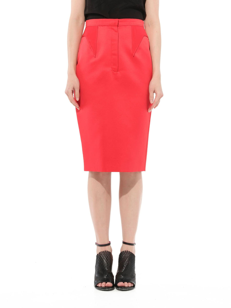 Podium Skirt in Red