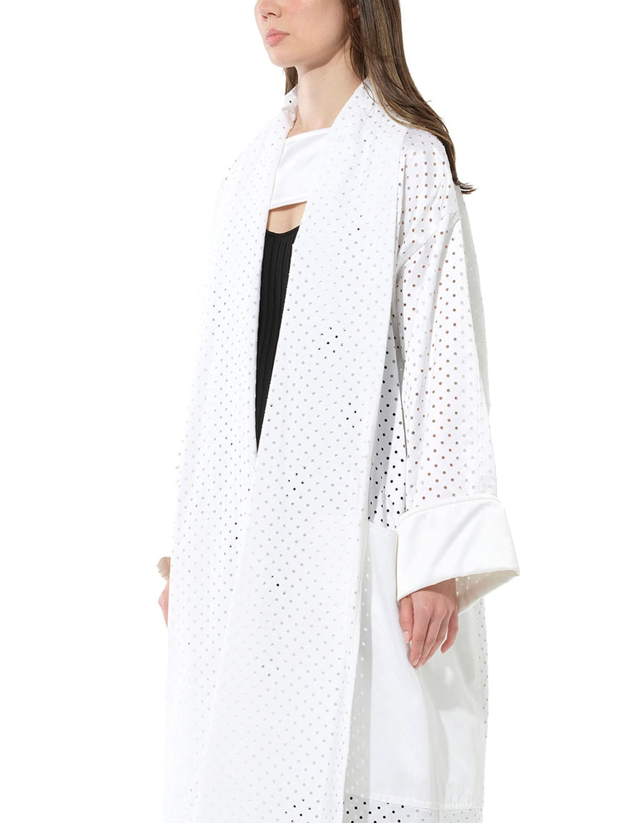 Coat in White