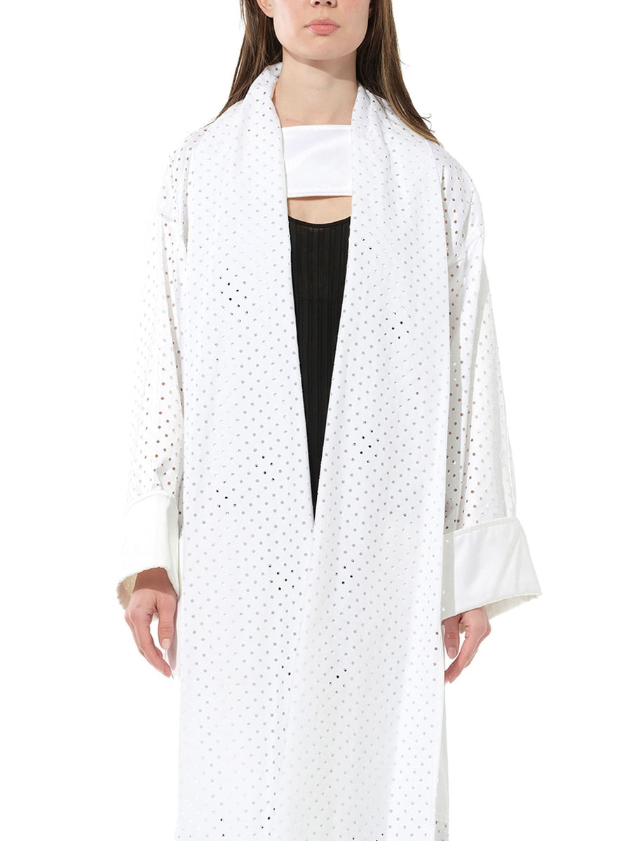 Coat in White