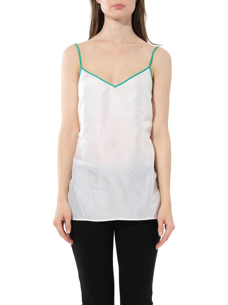 Sleeveless Top in White
