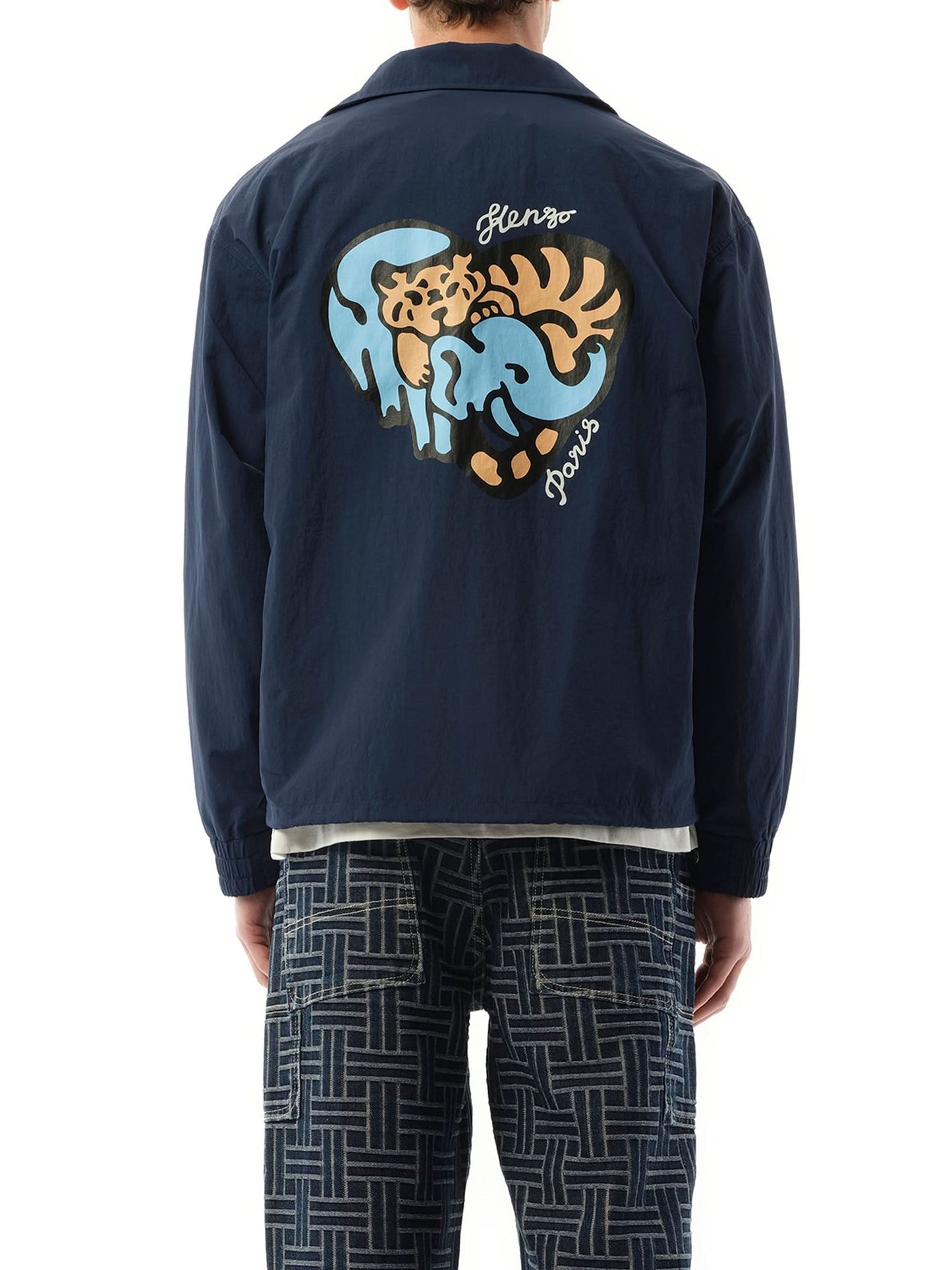 Qixi Windbreaker in Midnight Blue