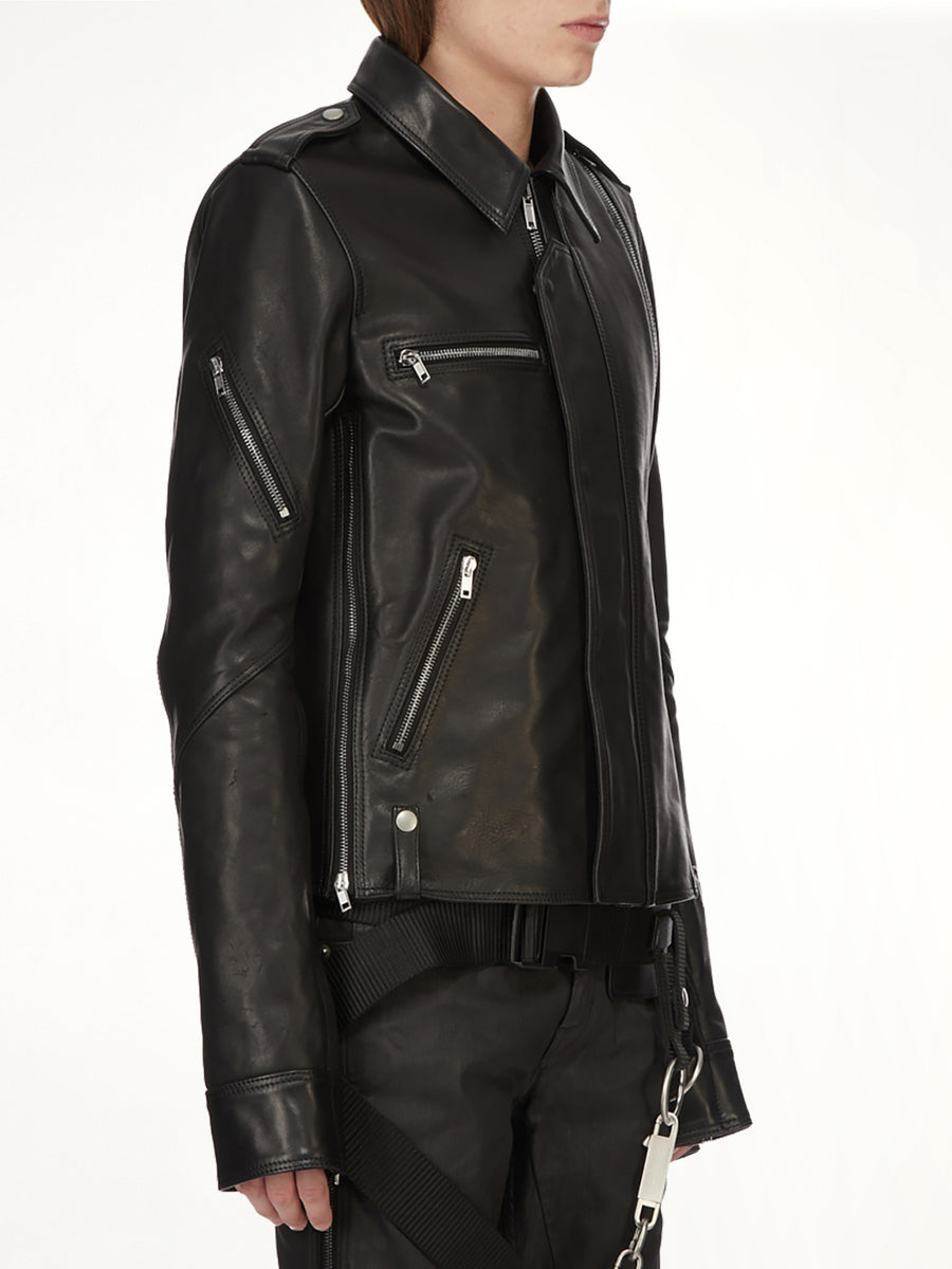 Vega Leather Jacket in Black