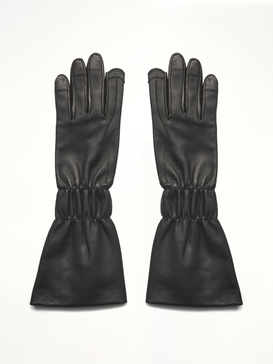 Cuffed Gloves in Black