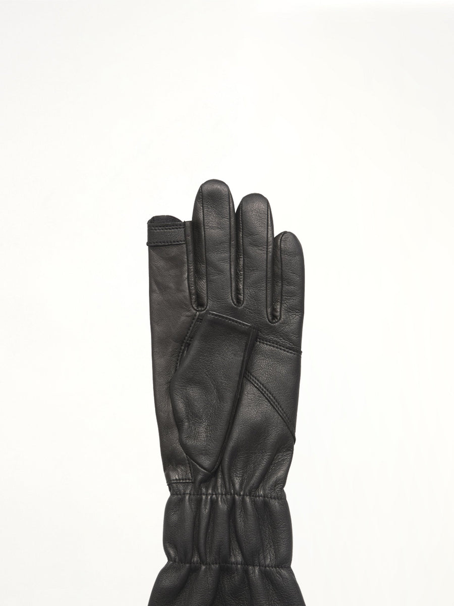 Cuffed Gloves in Black