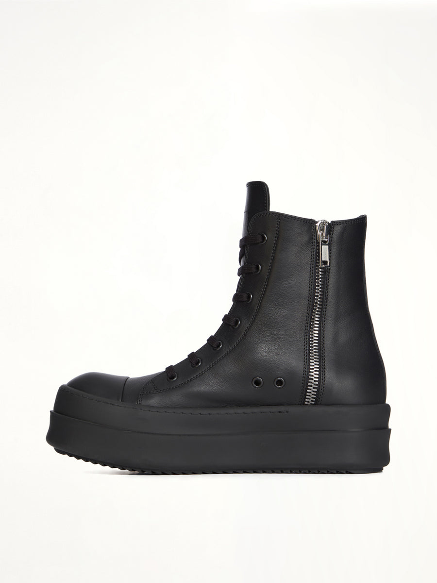 Megabumper Sneaker in Black Back View | RICK OWENS