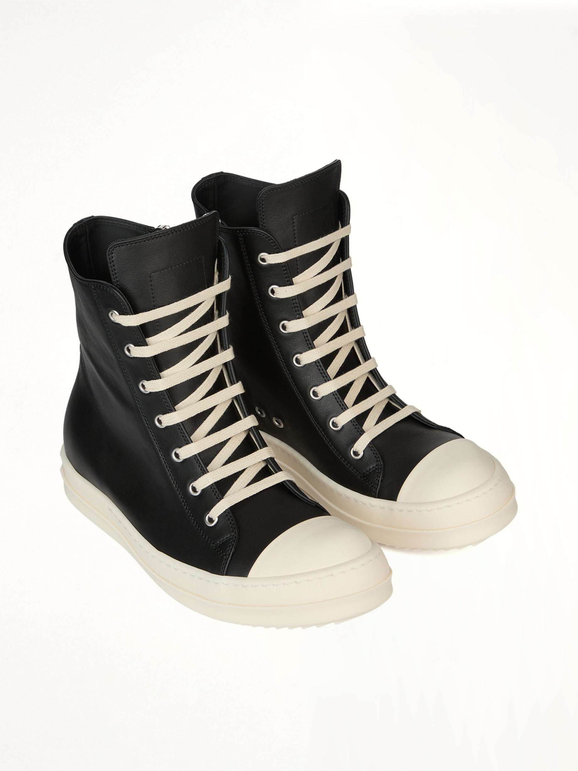 Sneaks in Black/Milk | RICK OWENS