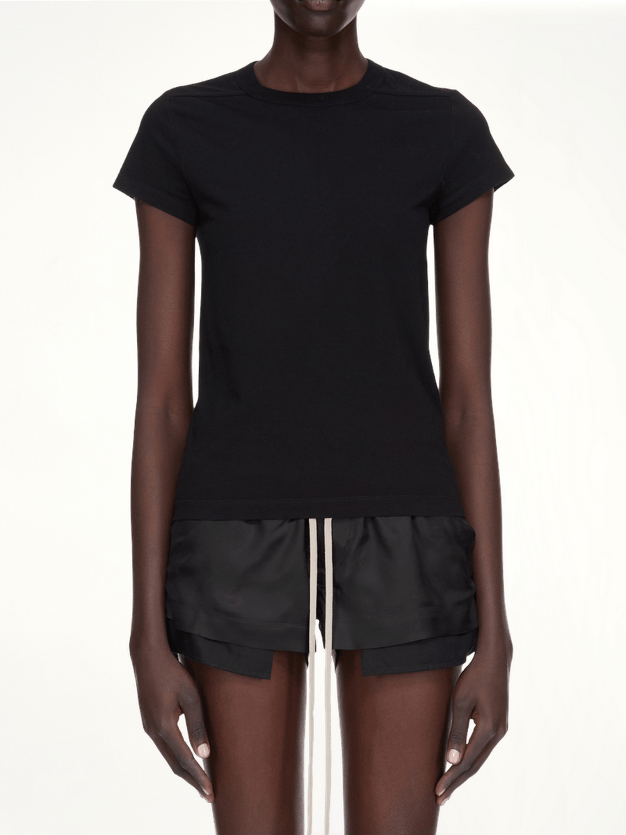 Cropped Level T-Shirt in Black