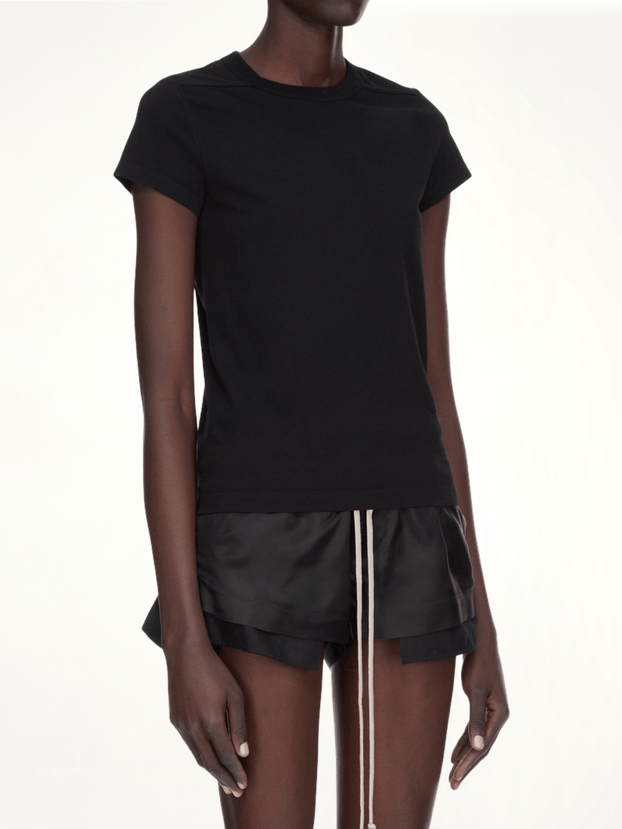 Cropped Level T-Shirt in Black