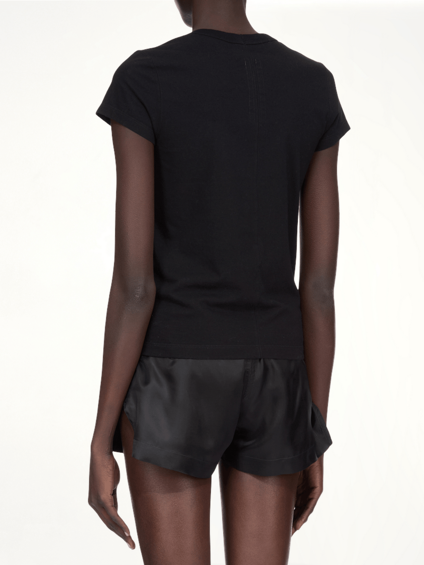 Cropped Level T-Shirt in Black