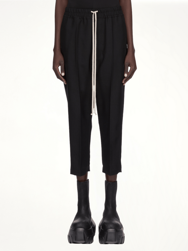 Drawstring Astaires Cropped in Black