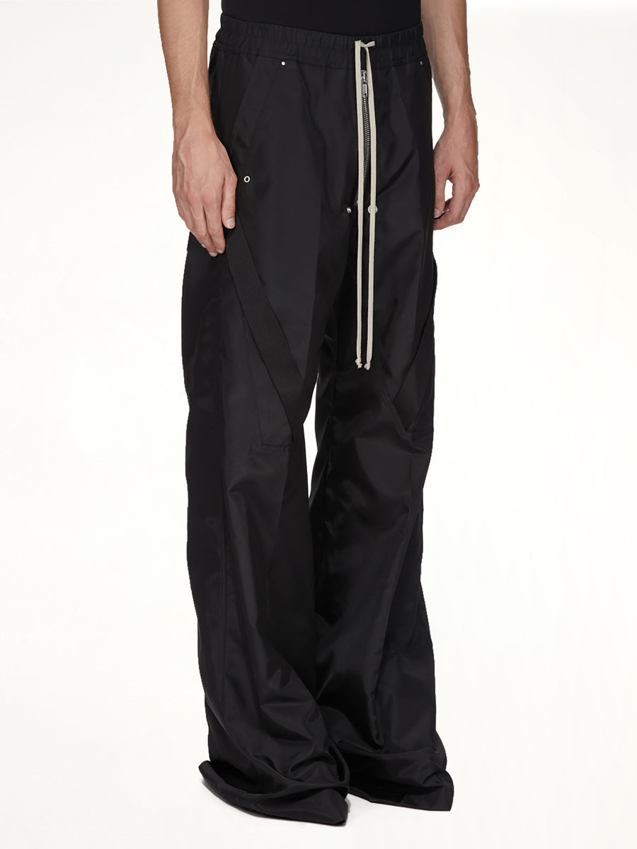 Strapped Wide Bela Pants in Black