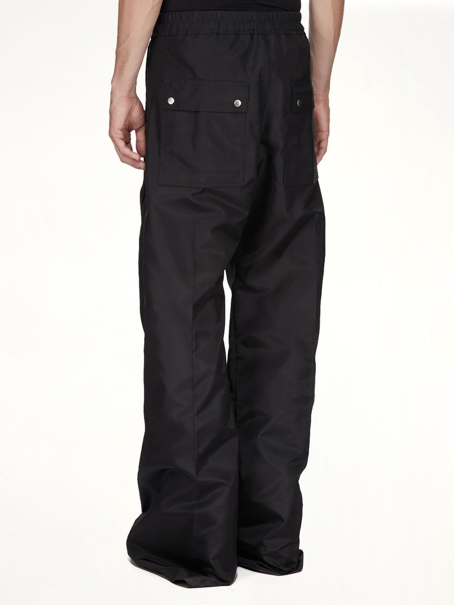 Strapped Wide Bela Pants in Black