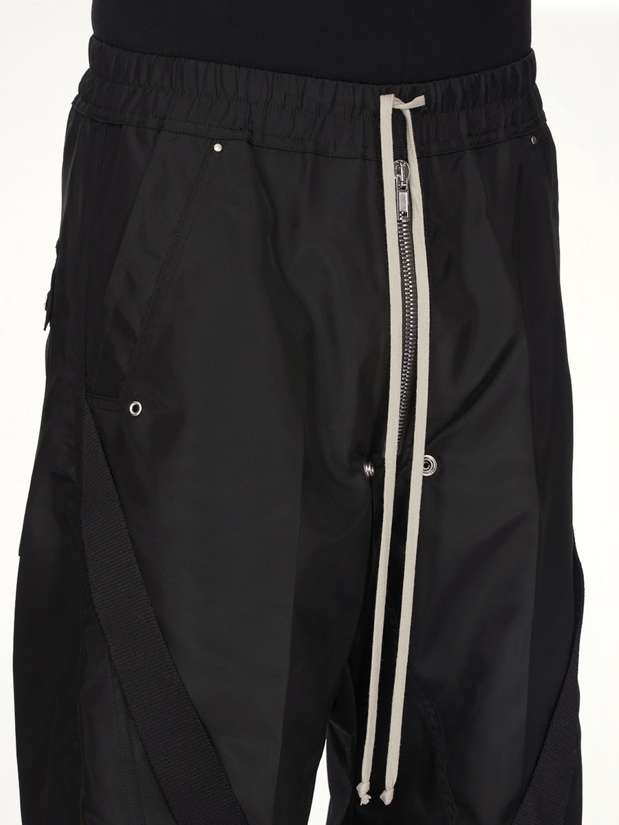 Strapped Wide Bela Pants in Black