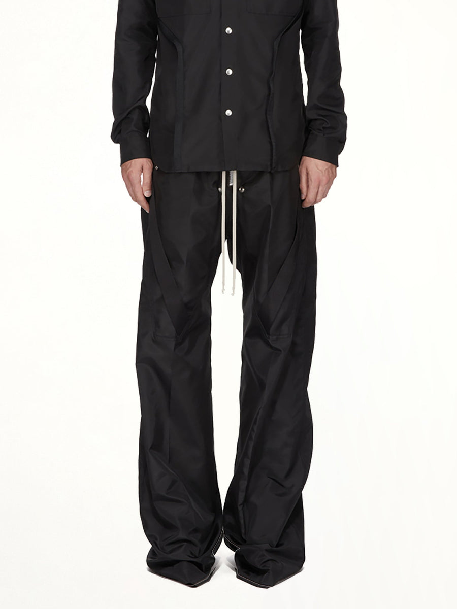 Strapped Wide Bela Pants in Black