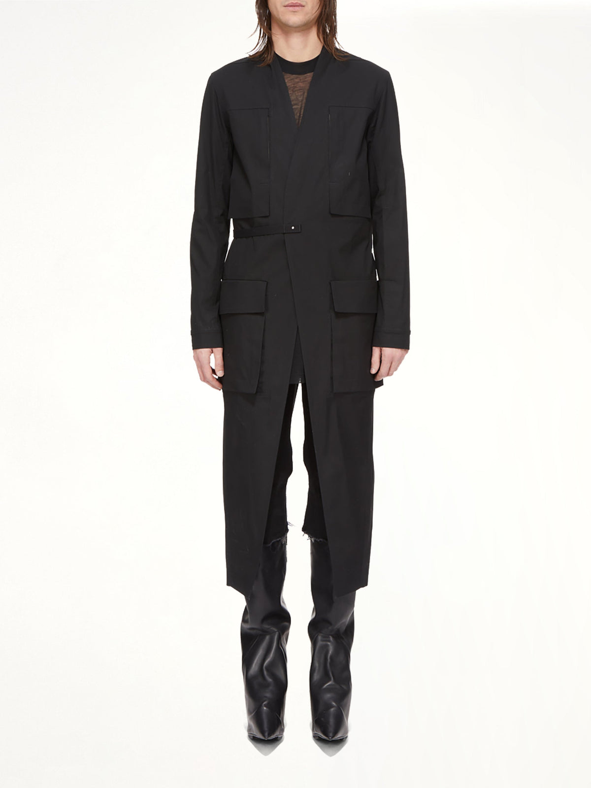 Lab Coat in Black
