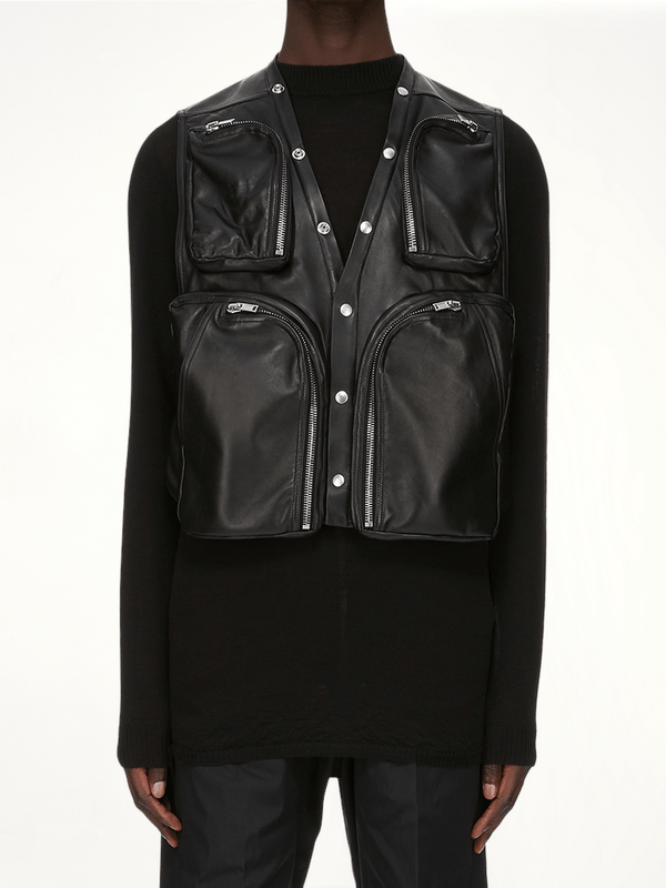 Cargo Vest in Black