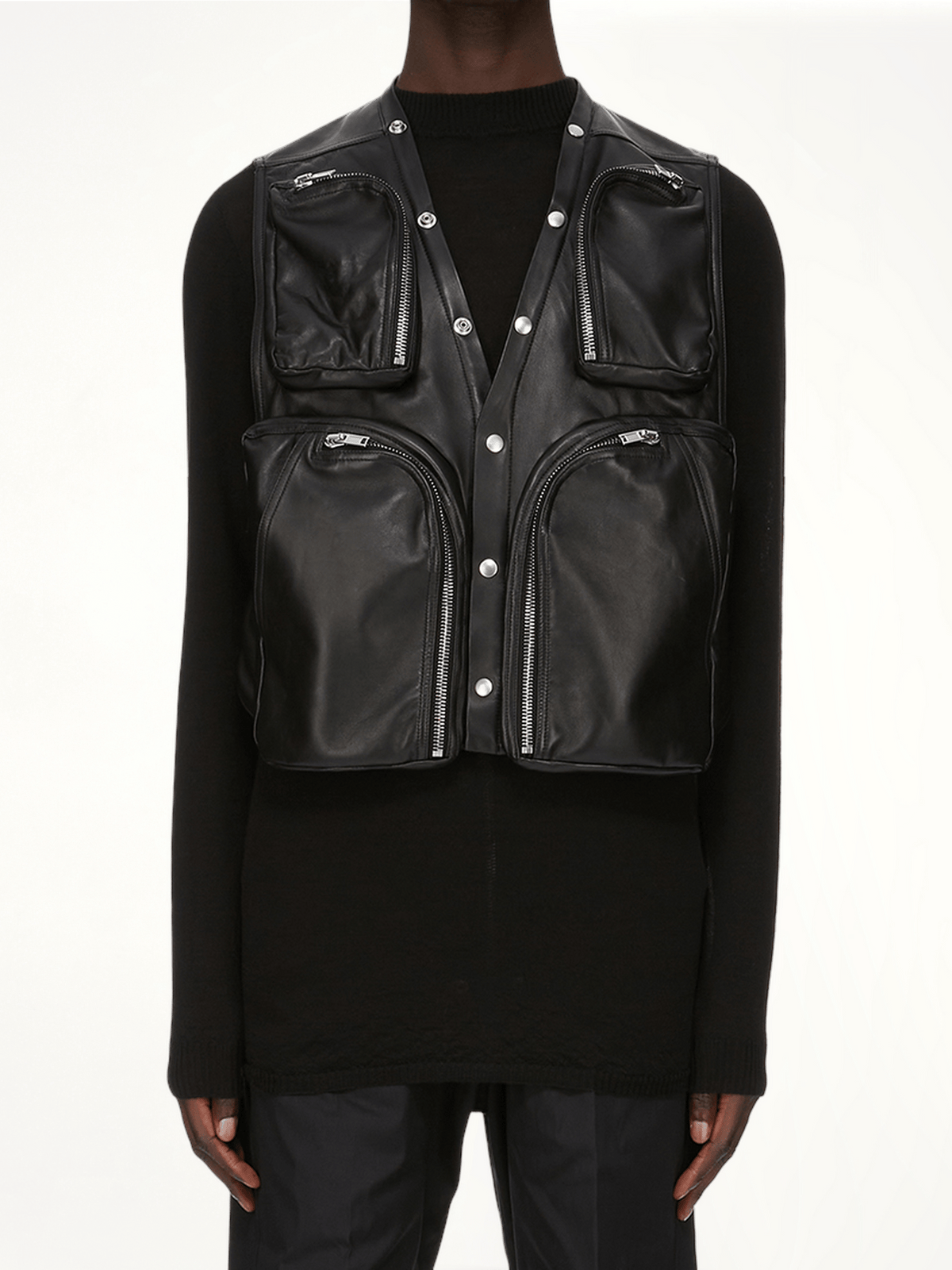 Cargo Vest in Black