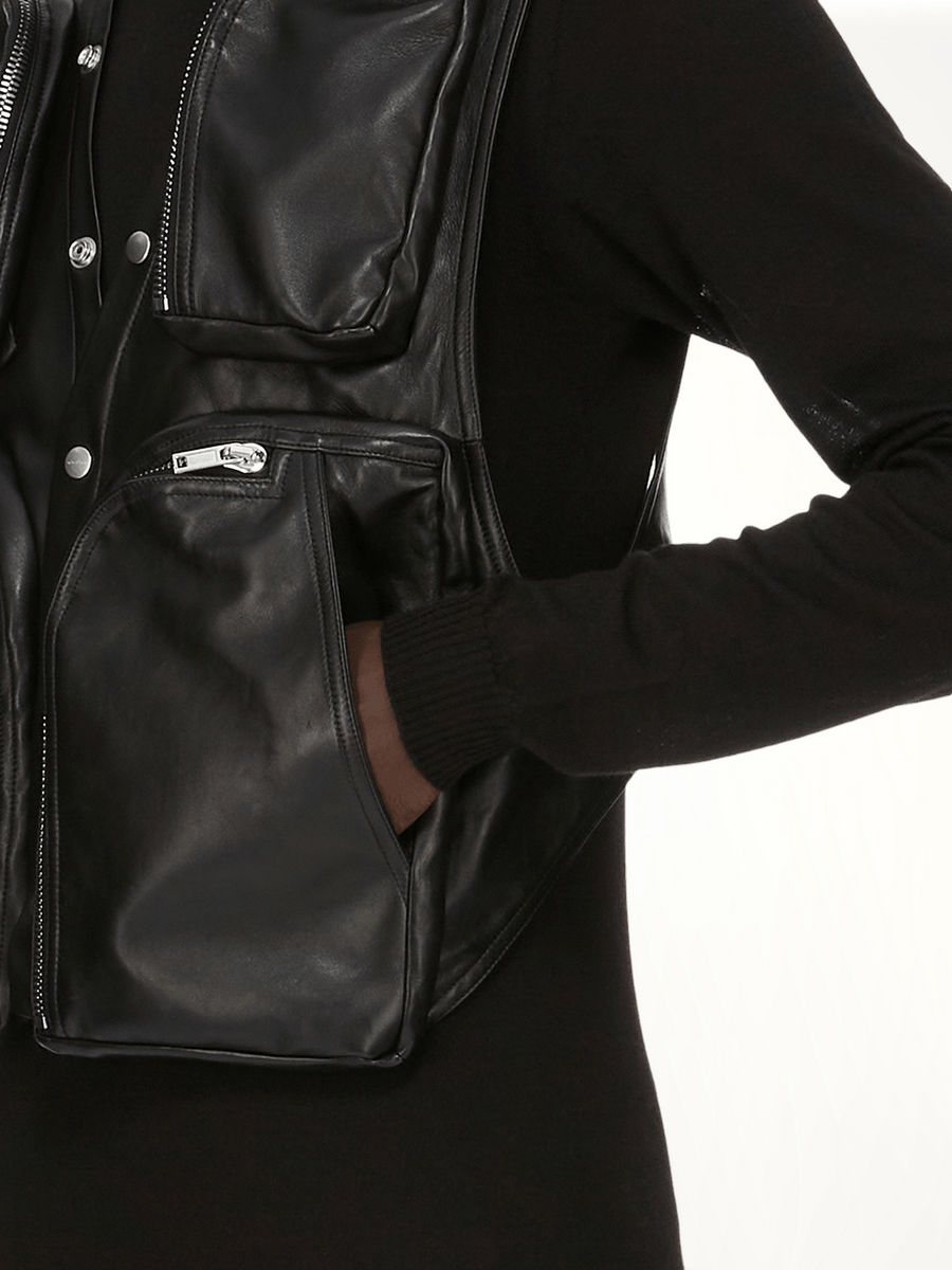 Cargo Vest in Black