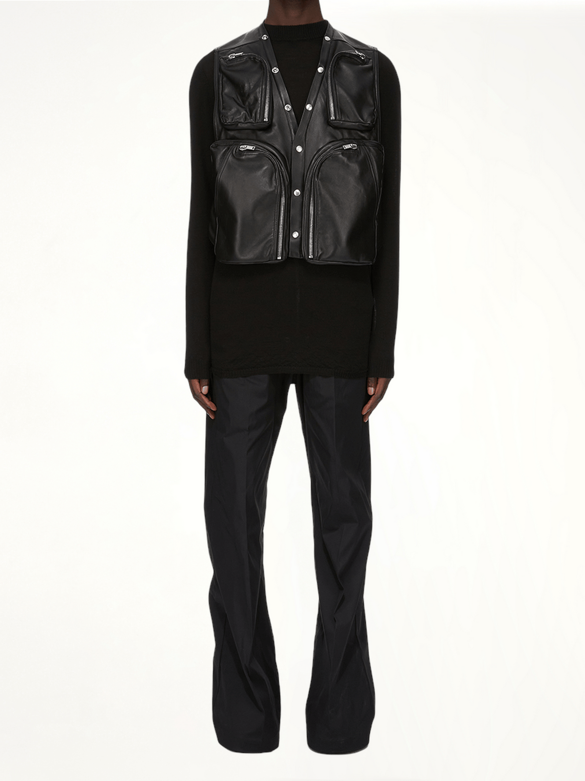 Cargo Vest in Black