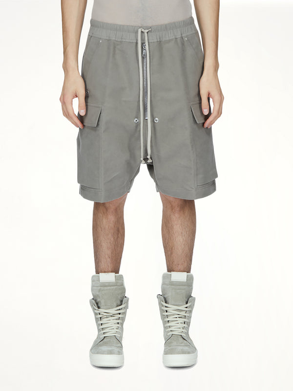 Brushed Twill Cargobela Shorts in Dark Pearl