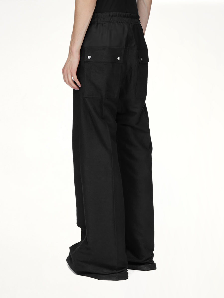 Moleskin Wide Bela Pants in Black