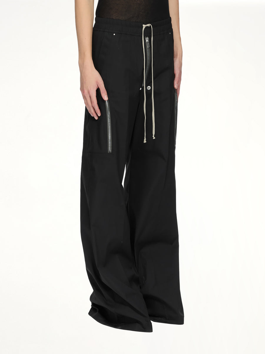 Cotton Twill Heizer Belas in Black