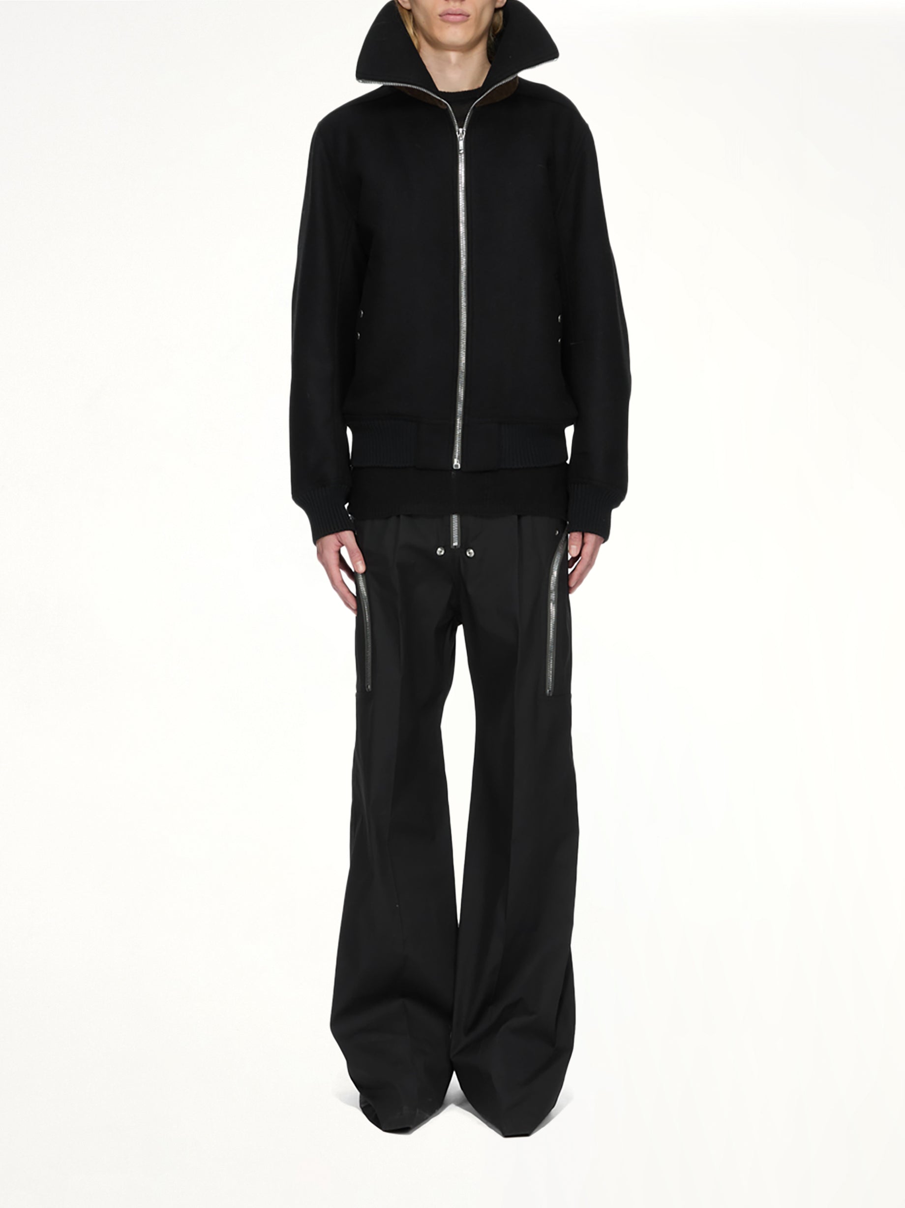 Cotton Twill Heizer Belas in Black