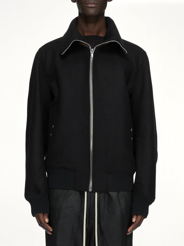 Melton Dracuflight Jacket in Black