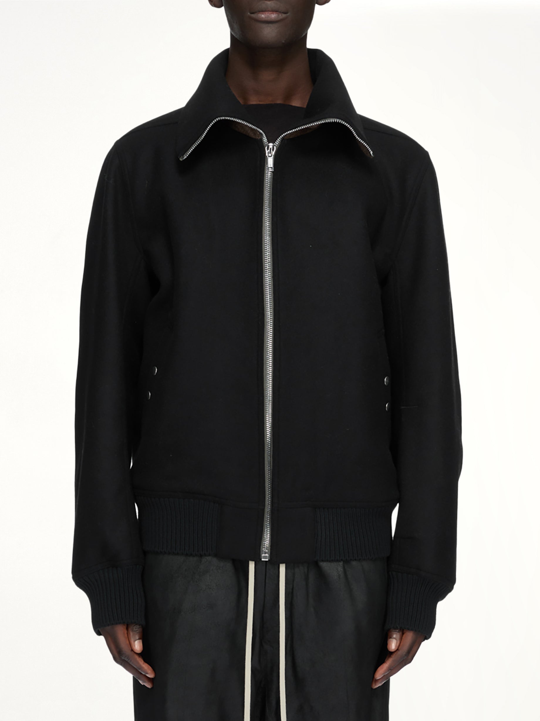Melton Dracuflight Jacket in Black