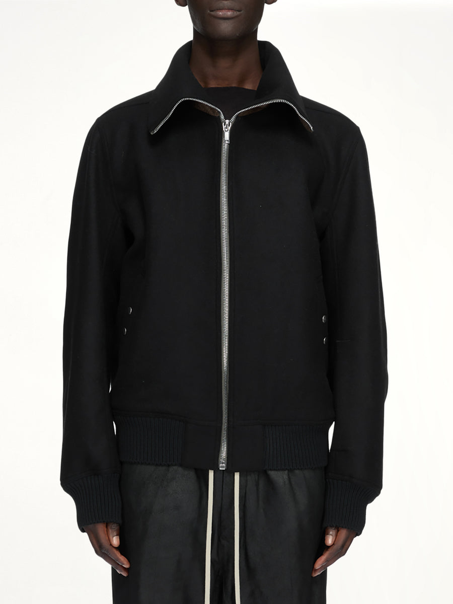Melton Dracuflight Jacket in Black