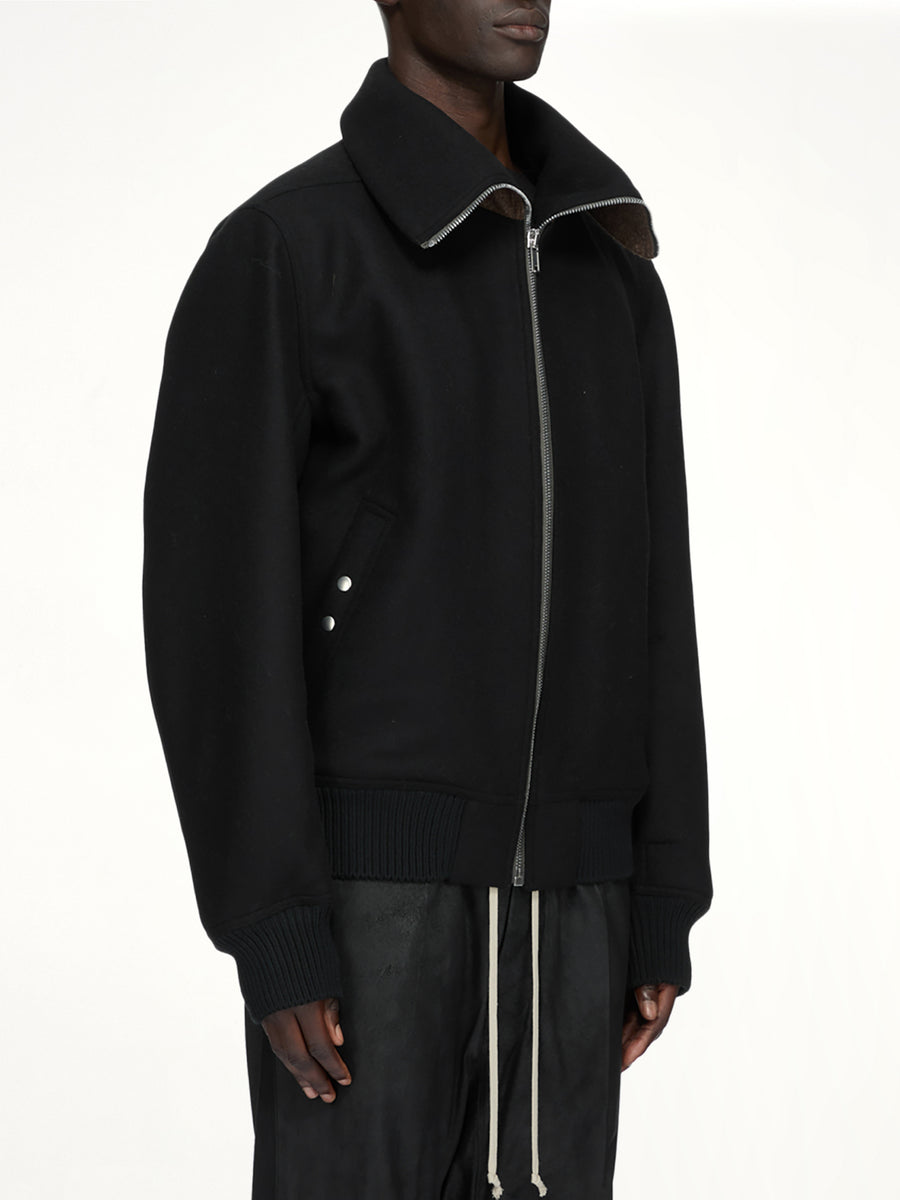 Melton Dracuflight Jacket in Black
