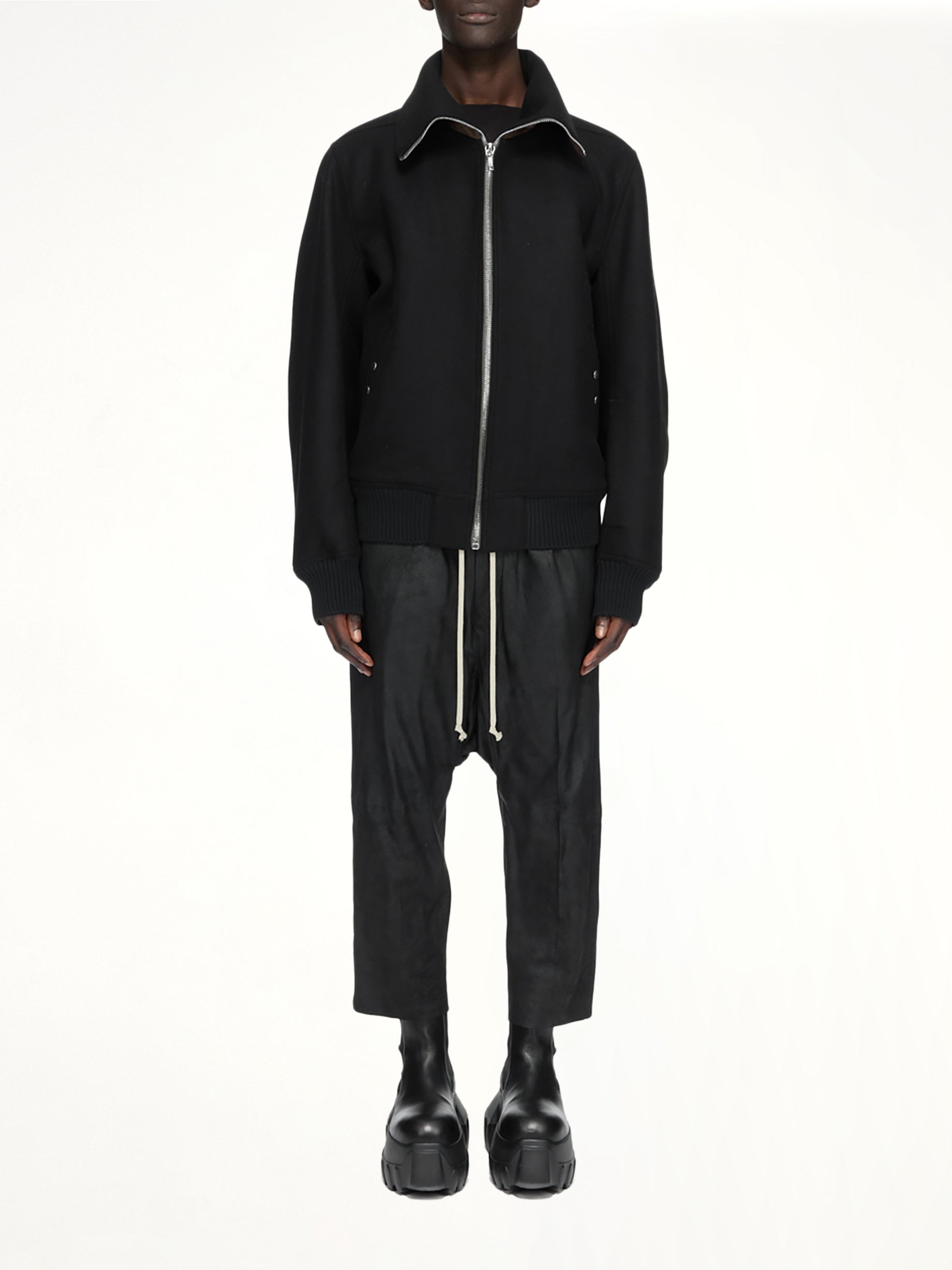 Melton Dracuflight Jacket in Black