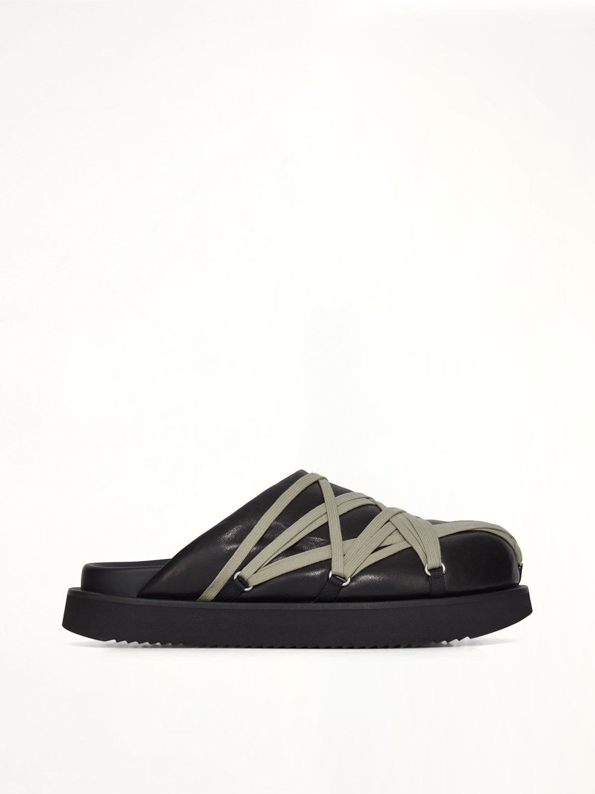 Padded Megalace in Black/Pearl